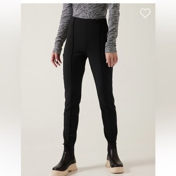 ATHLETA Glacier Snow Skinny Pant Black Sz 6 #985570 NWOT - Picture 2 of 6